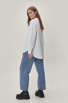 Thumbnail for your product : Nasty Gal Womens Faded Oversized Wide Leg Jeans