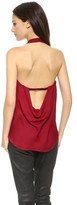 Thumbnail for your product : Haute Hippie Cowl Halter Tank