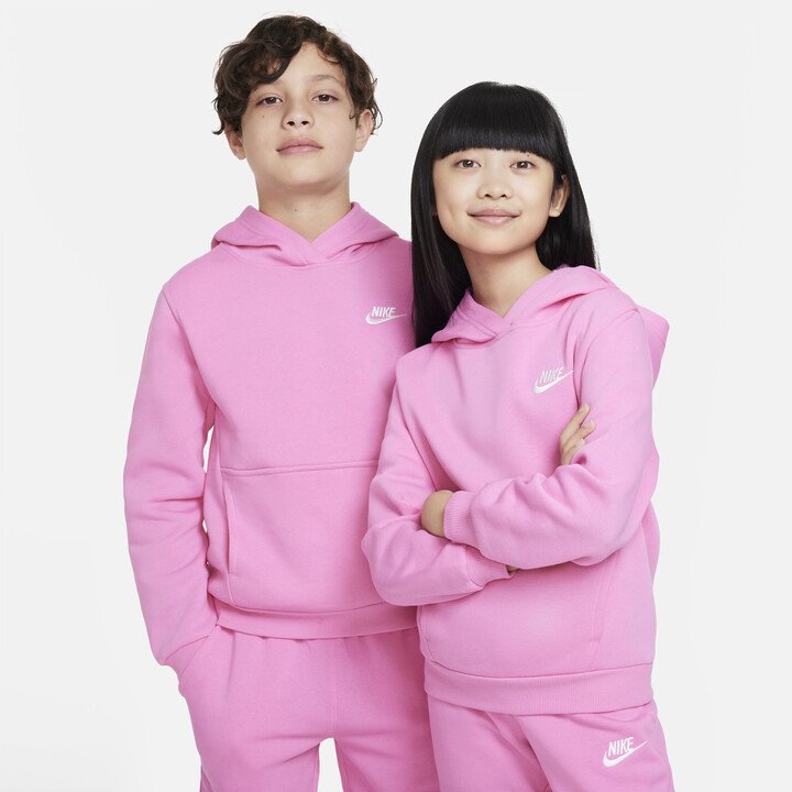ナイキ Nike Kids Sportswear クラブ Fleece Oversized Hoodie (Big Kid) レディース パーカー ス Nike Girls' Sportswear Oversized Club Fleece Pullover Hoodie