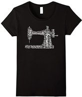 Thumbnail for your product : Men's Sewing Shirt: Funny Sew Machine Words Gift T-Shirt 3XL