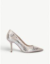 Thumbnail for your product : Aldo Laurie snakeskin-print patent leather courts