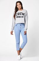Thumbnail for your product : John Galt Cropped Crew Neck Sweatshirt
