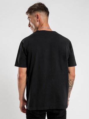 Nudie Jeans Uno Njco Circle T-Shirt in Faded Black