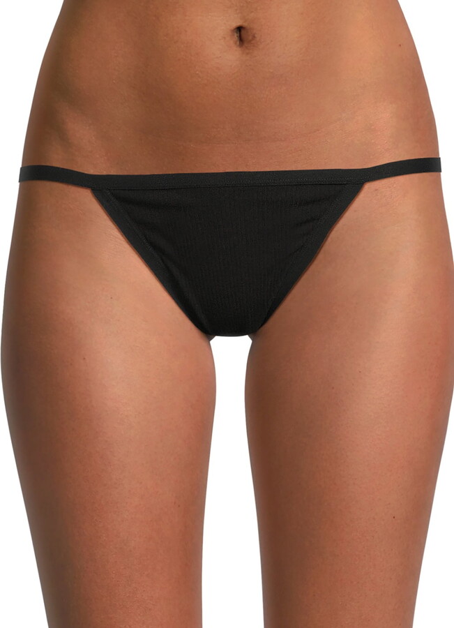 No Boundaries Cotton String Bikini Panty, Women’s and Women’s Plus