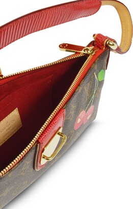 Louis Vuitton 2005 pre-owned Monogram cherry-print Bucket Bag - Farfetch