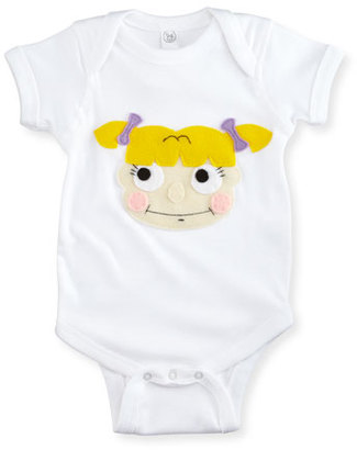Mi Cielo Angelica Pickles Jersey Playsuit, White, Size 6-18 Months