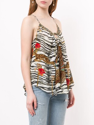 Camilla Cosmic Conflict double strap blouse