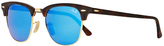 Thumbnail for your product : Ray-Ban Clubmaster Havana Blue Sunglasses