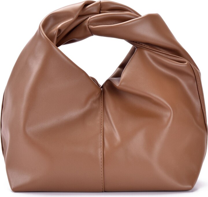 ADORNIA Rust Slouchy Twist Bag