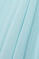 Thumbnail for your product : Reem Acra Embellished Tulle-paneled Silk-chiffon Gown