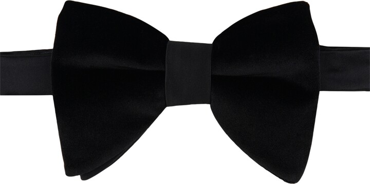 Alfani Men's Oversized Velvet Solid Bow Tie, Created for Macy's