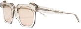 Thumbnail for your product : Kuboraum Transparent Square-Frame Sunglasses