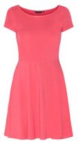 Thumbnail for your product : New Look Dark Pink Daisy Trim Cap Sleeve Skater Dress