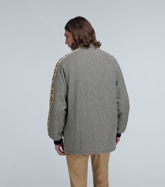 Gucci Cotton-wool Houndstooth jacket