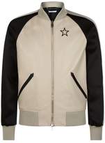 Thumbnail for your product : Givenchy Leather Star Bomber Jacket