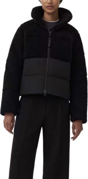 Canada Goose Women's Elora Label Puffer Jacket Large Black