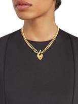 Thumbnail for your product : Gas Bijoux 24K Yellow Goldplated Heart Lock & Toggle Necklace