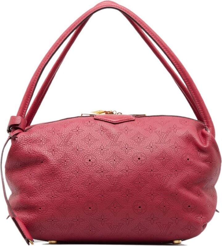 Louis Vuitton Perforated Mahina Leather Handbag