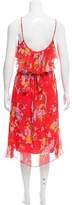 Thumbnail for your product : Miguelina Floral Print Midi Dress