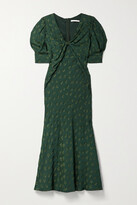 Thumbnail for your product : Jason Wu Collection Twist-front Fil Coupé Cady Midi Dress