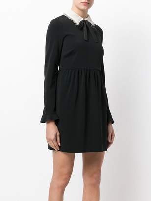 RED Valentino pussy bow collar dress