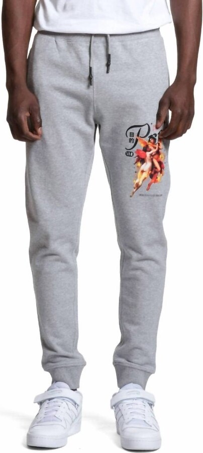 PRPS Men's Christine Joggers In Heather Grey