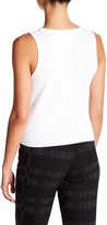 Thumbnail for your product : Nicole Miller Crew Neck Knit Tank Top