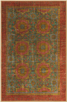 Bungalow Rose Southwestern Brown/Green Area Rug