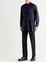 Thumbnail for your product : ALDOMARIACAMILLO Grandad-Collar Cotton-Voile Shirt