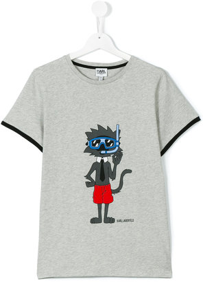 Karl Lagerfeld Paris Teen printed T-shirt