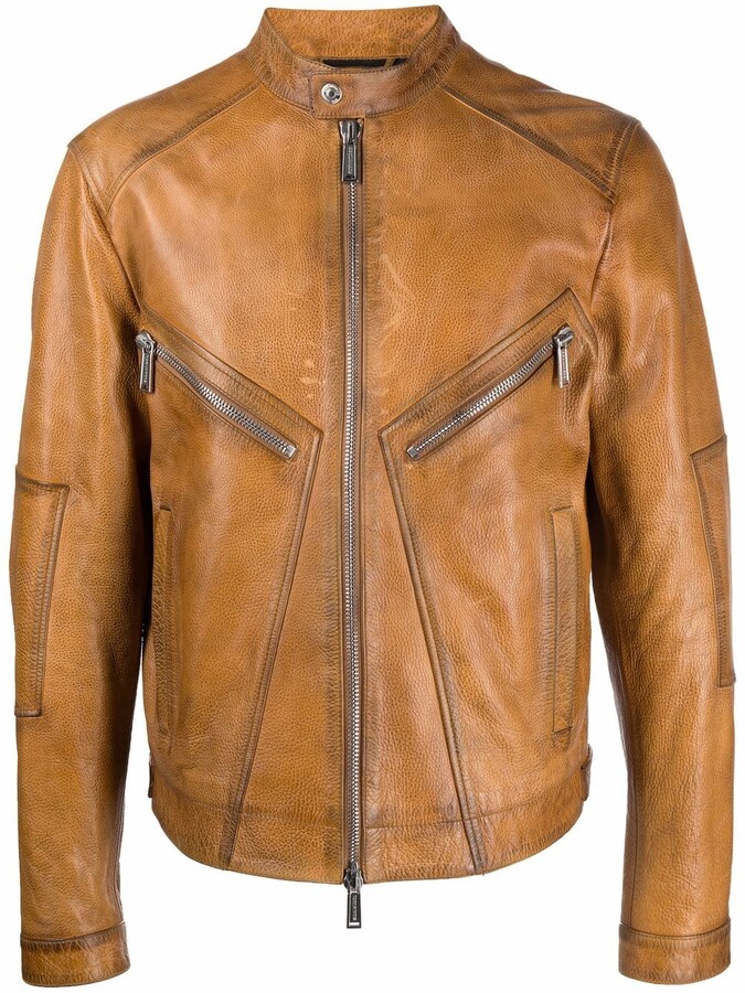camel leather jacket price