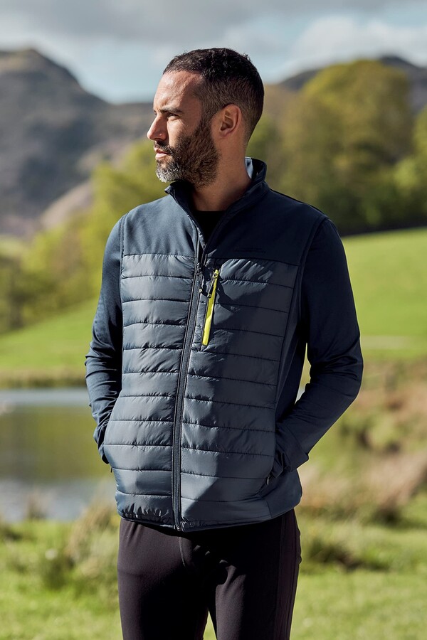 Mountain Warehouse Turbine Mens Padded Gilet Lightweight Body Warmer