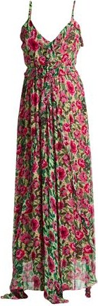 Pink Memories Woman Maxi dress