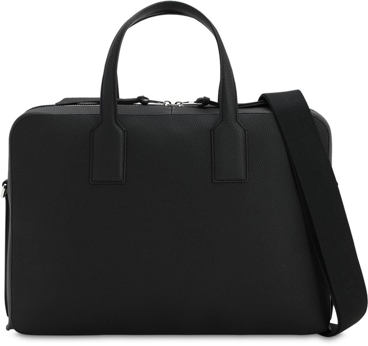 LOEWE Goya Full-Grain Leather Briefcase for Men