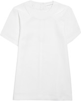 Thumbnail for your product : Victoria Beckham Tuck cotton-blend top