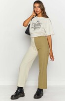 Thumbnail for your product : Beginning Boutique Edgy Pants Khaki