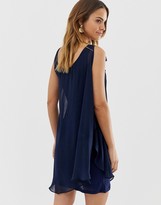Thumbnail for your product : Naf Naf loose dress with bow detail