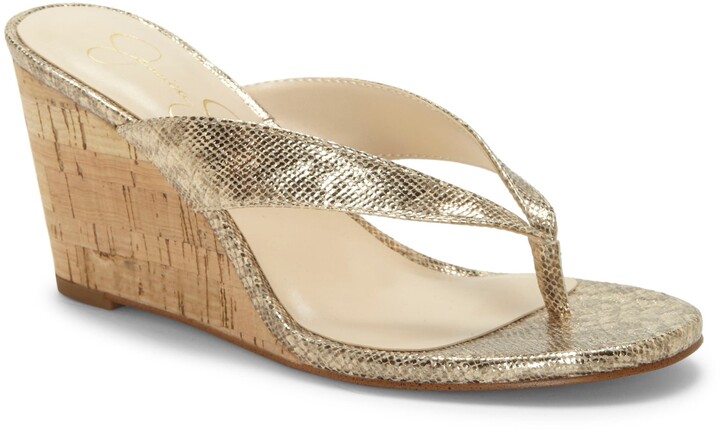 stilla platform wedge flip flop jessica simpson