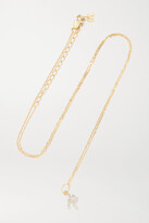 Thumbnail for your product : Mateo Initial 14-karat Gold Diamond Necklace - A