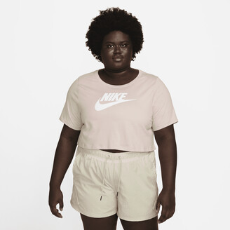 Nike Women's Sportswear T-Shirt (Plus Size) in Pink - ShopStyle
