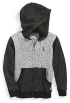 Thumbnail for your product : Lucky Brand 'Hashtag' Colorblock Zip Hoodie (Toddler Boys & Little Boys)