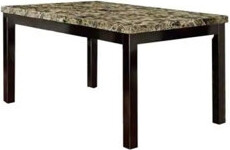 Latitude Run Dining Table Faux Marble Top Birch Veneer Dining Room Furniture 1Pc Table (Only Tables, No Chairs)