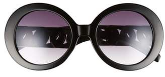 BP 52mm Round Chain Detail Sunglasses