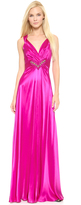 Thumbnail for your product : Temperley London Long Mounia V Neck Dress