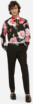 Thumbnail for your product : Dolce & Gabbana Cotton Martini-fit shirt with carnation print