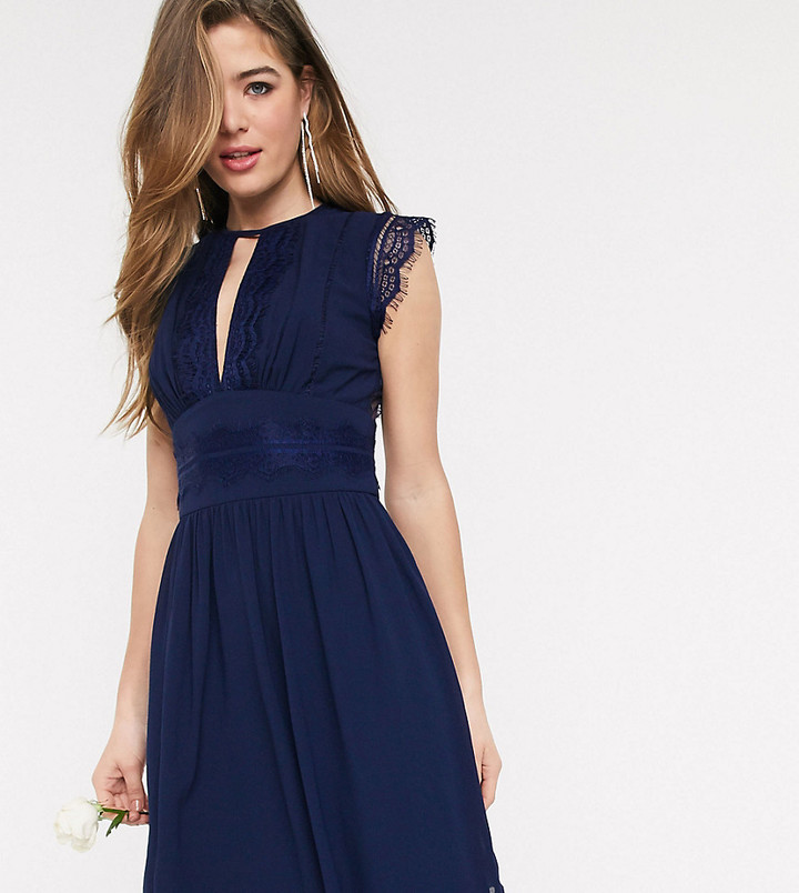 tall navy bridesmaid dresses