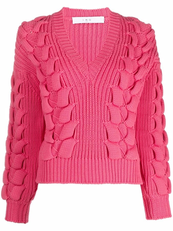 knitted knotted sweater