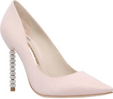 Thumbnail for your product : Sophia Webster Coco crystal-heel satin courts