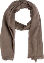 Thumbnail for your product : Rick Owens Grey Cashmere Silk Blend Passport Scarf