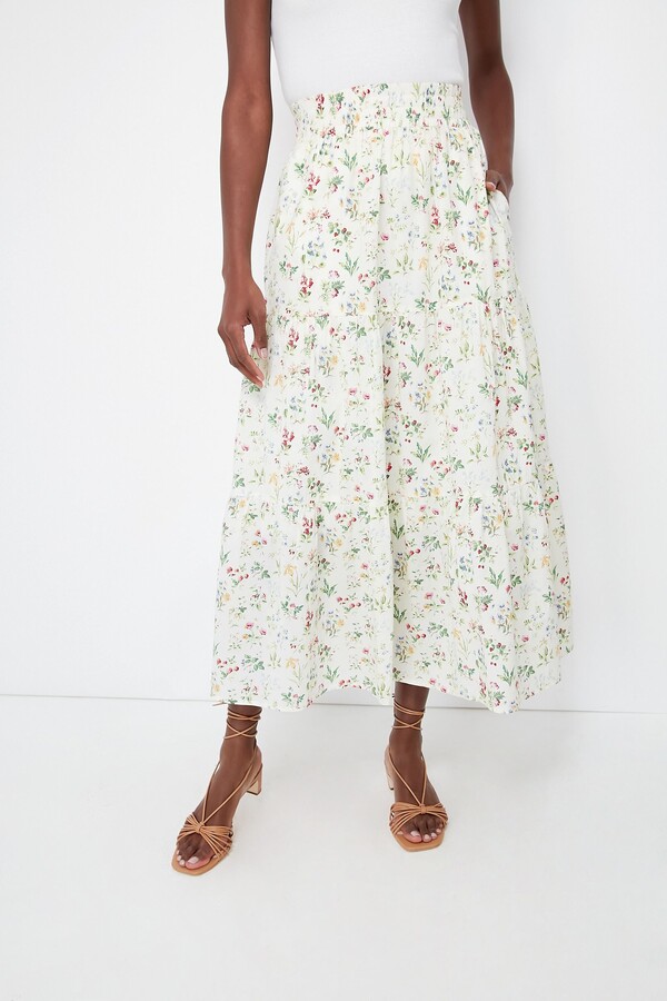 Hyacinth House Pastel Bouquet Floral Evie Maxi Skirt - ShopStyle